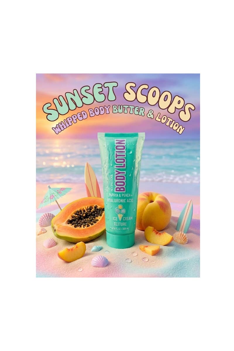 Papaya & Peach Ice Cream Body Lotion -