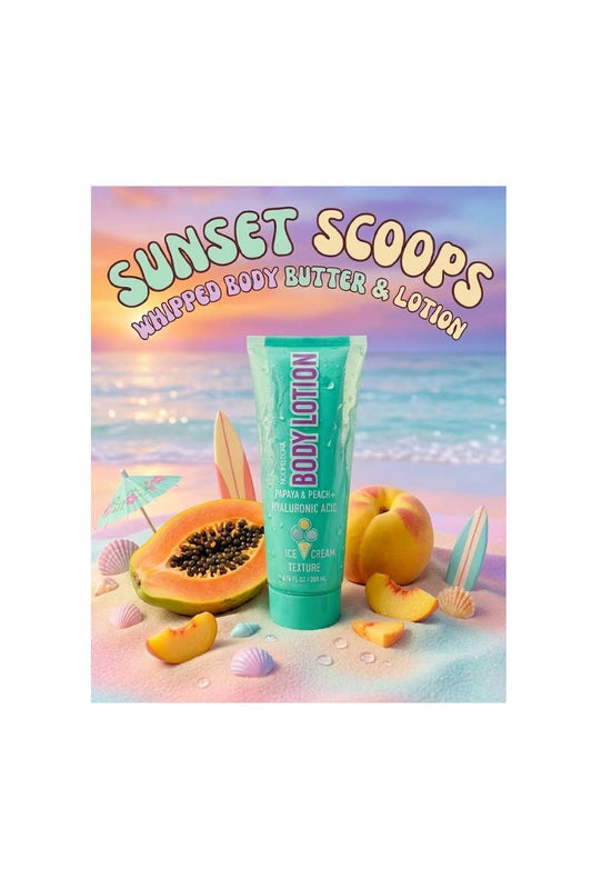 Papaya & Peach Ice Cream Body Lotion -