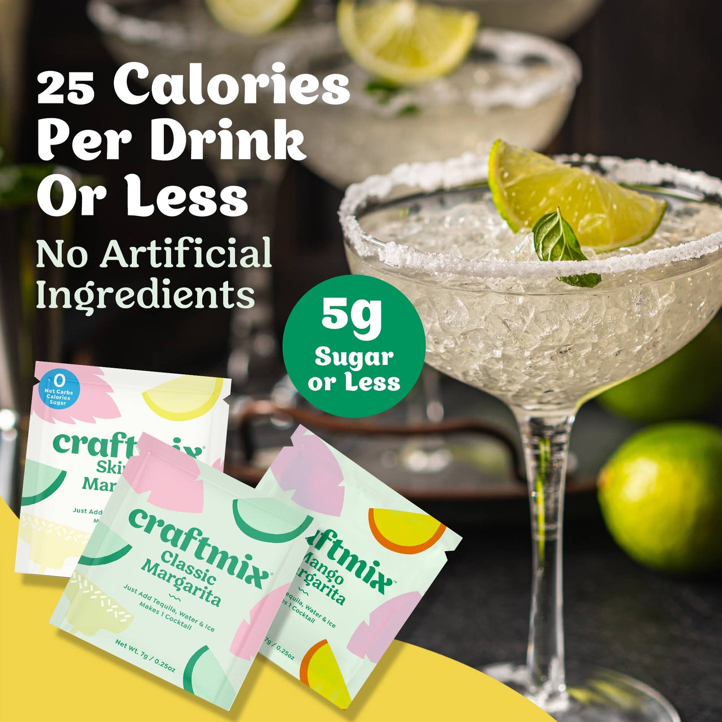 Margarita Variety Pack Cocktail Mixers -12 Serving Multipack