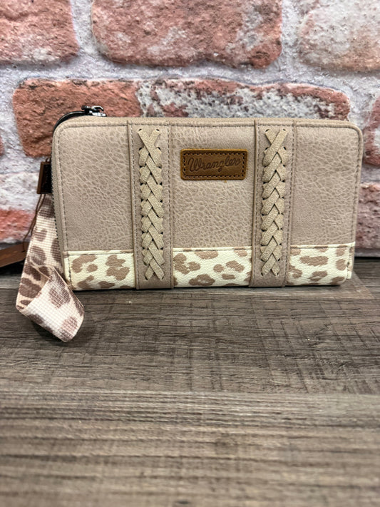 Wrangler khaki Leopard Print Wallet