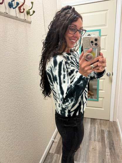 Sunset Spiral Tie Dye Sweatshirt