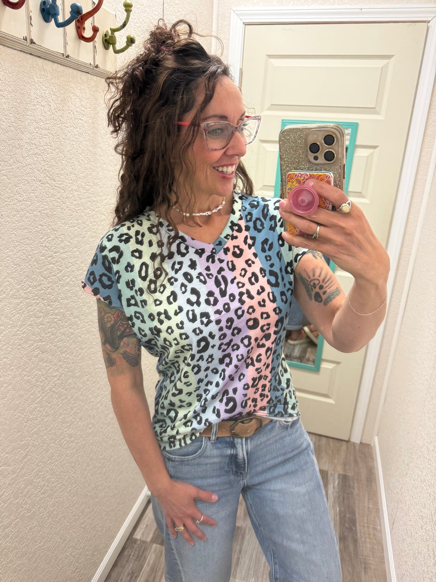 Vanessa V-Neck Cap Sleeve Tops