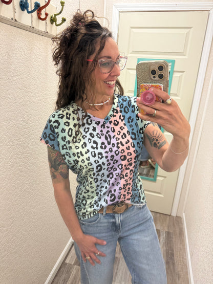 Vanessa V-Neck Cap Sleeve Tops