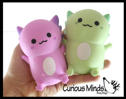 Axolotl Soft Creamy Doh Filled Squeeze Stress Balls