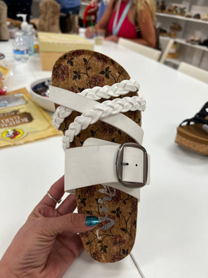 Nora White Sandals By Very G