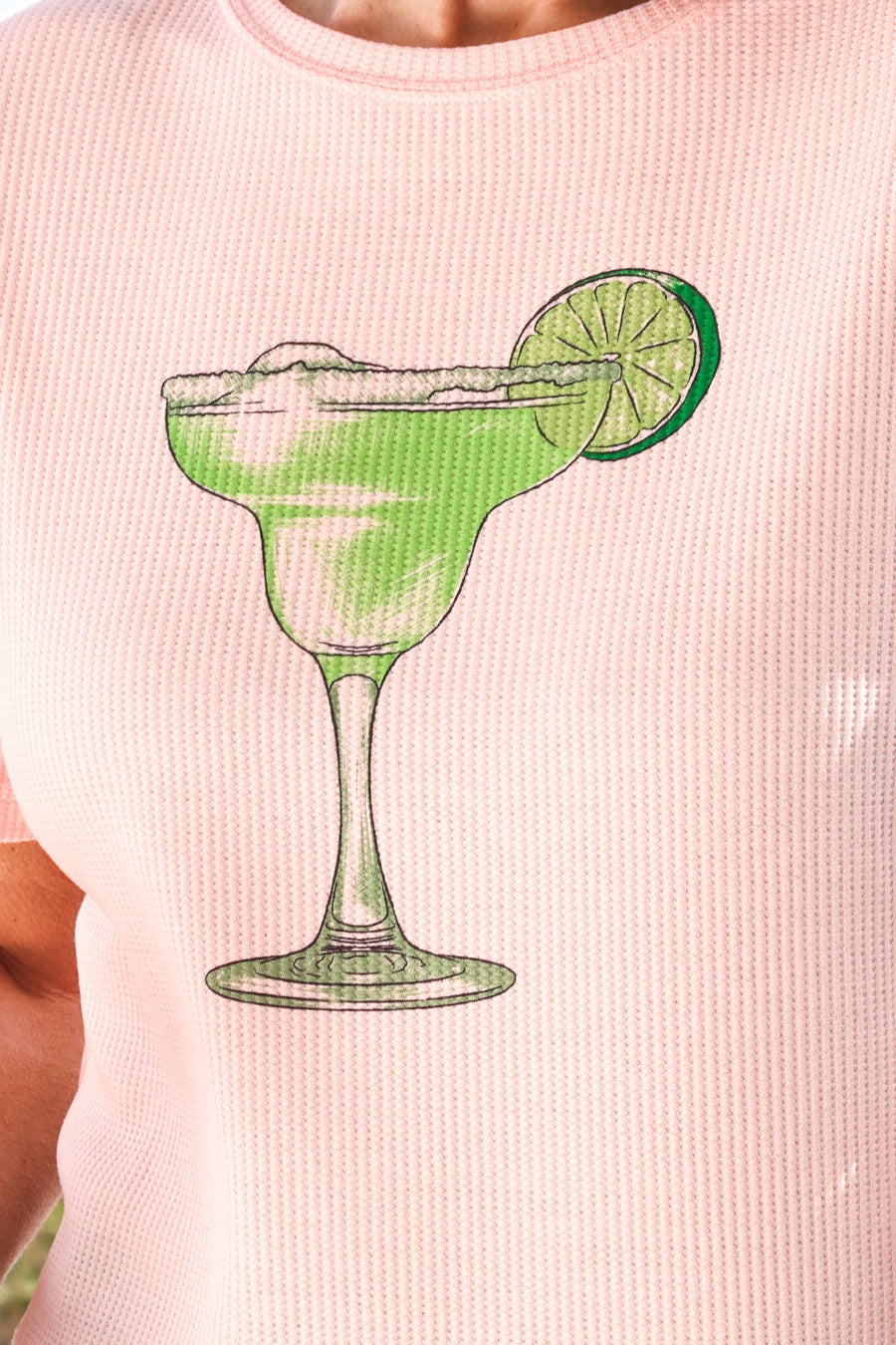 Weekend Waffle Tee- Margarita