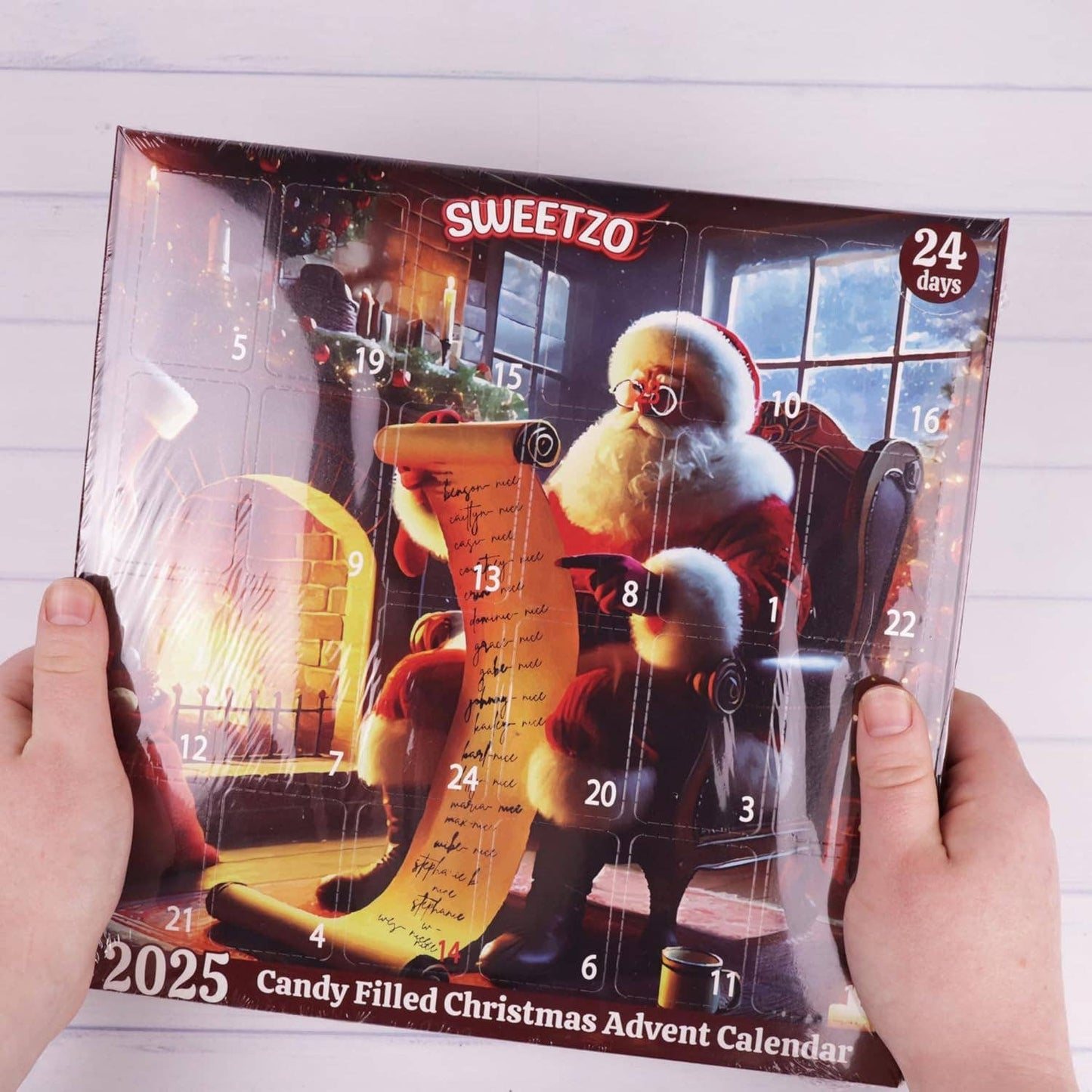 Christmas Advent Calendar with Gummy Candy