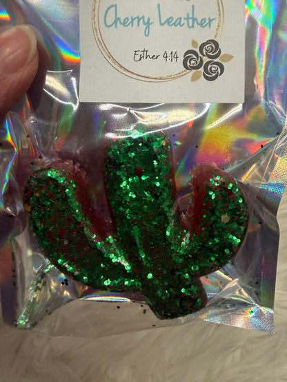 Cherry Leather Scented Vent Clip Freshie