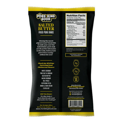 Salted Butter Pork Rinds  1.75oz Bag