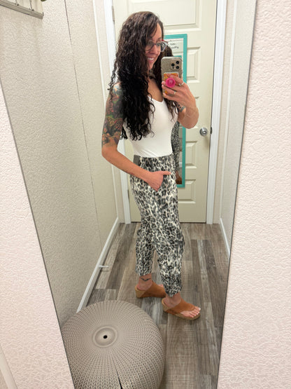 Swishie Swooshie Capris With Side Ruching