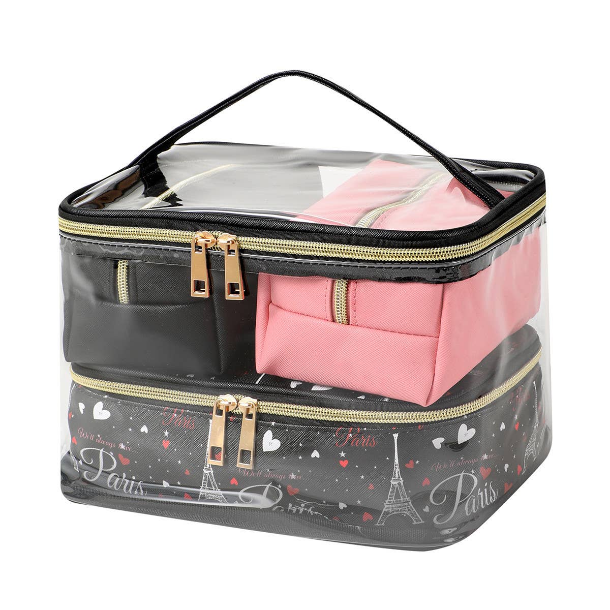 4pc Paris Theme Cosmetic Set
