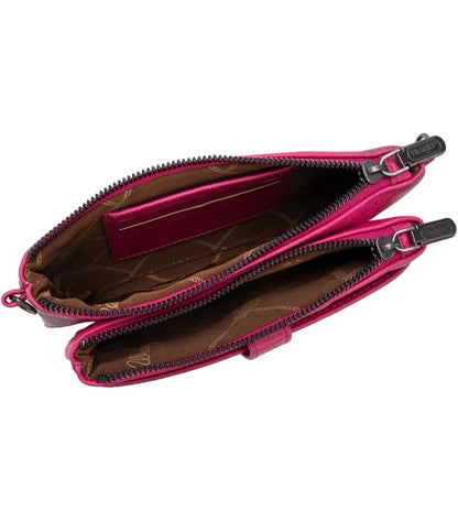 Wrangler Dual Zipper Crossbody Purse