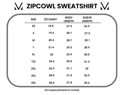 IN STOCK Zoey ZipCowl Sweatshirt -Trick-or-Treat Checkered and Charcoal
