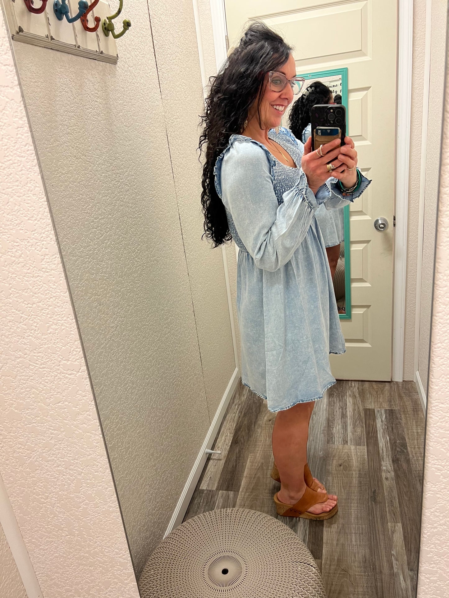 Bell Chambray Denim Dress