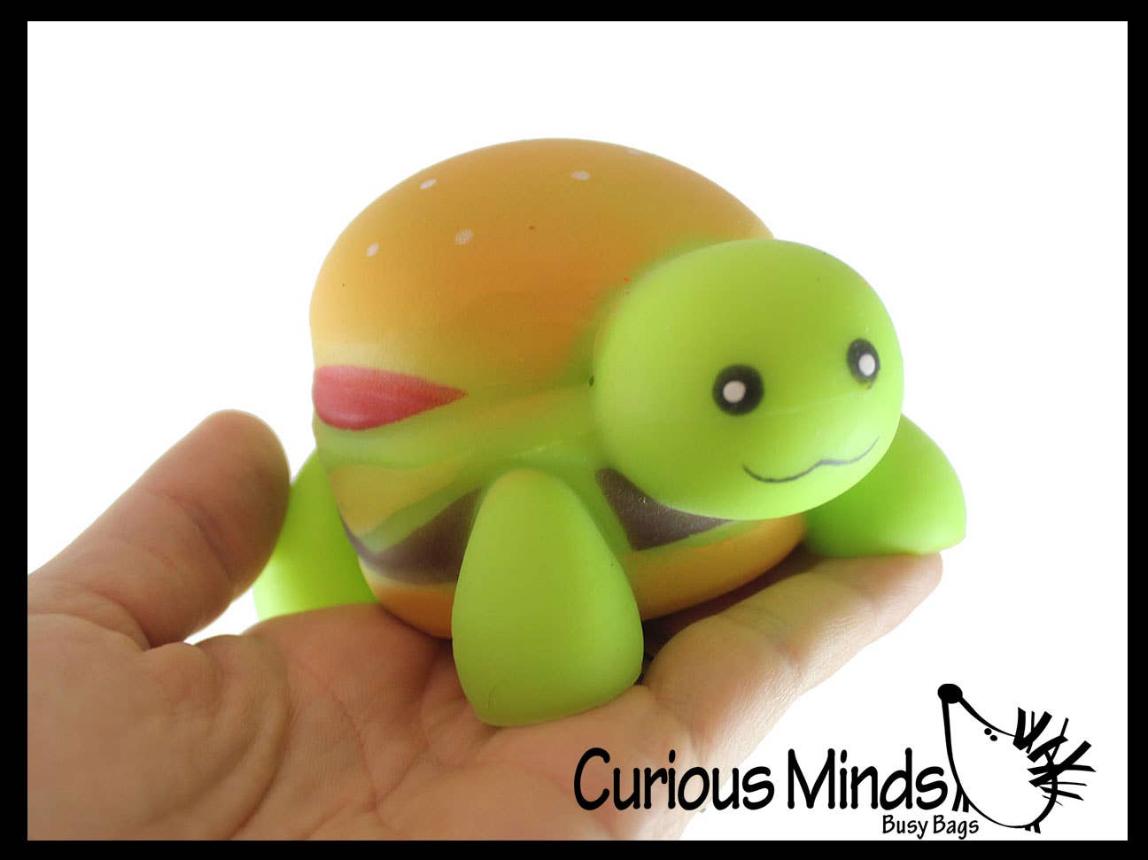 Turtle Burger Squishy Squeeze Stress Ball Soft Doh Filling