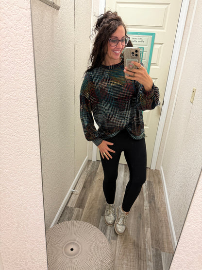 Arcade Night Long Sleeve Top