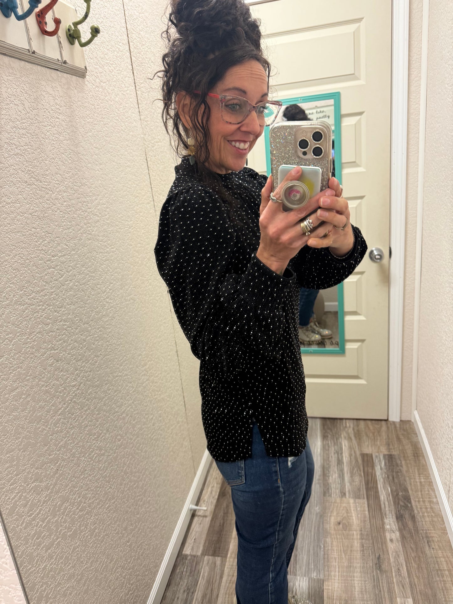 See Me Sparkle Long Sleeve Top