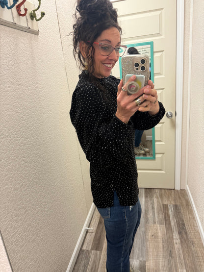 See Me Sparkle Long Sleeve Top