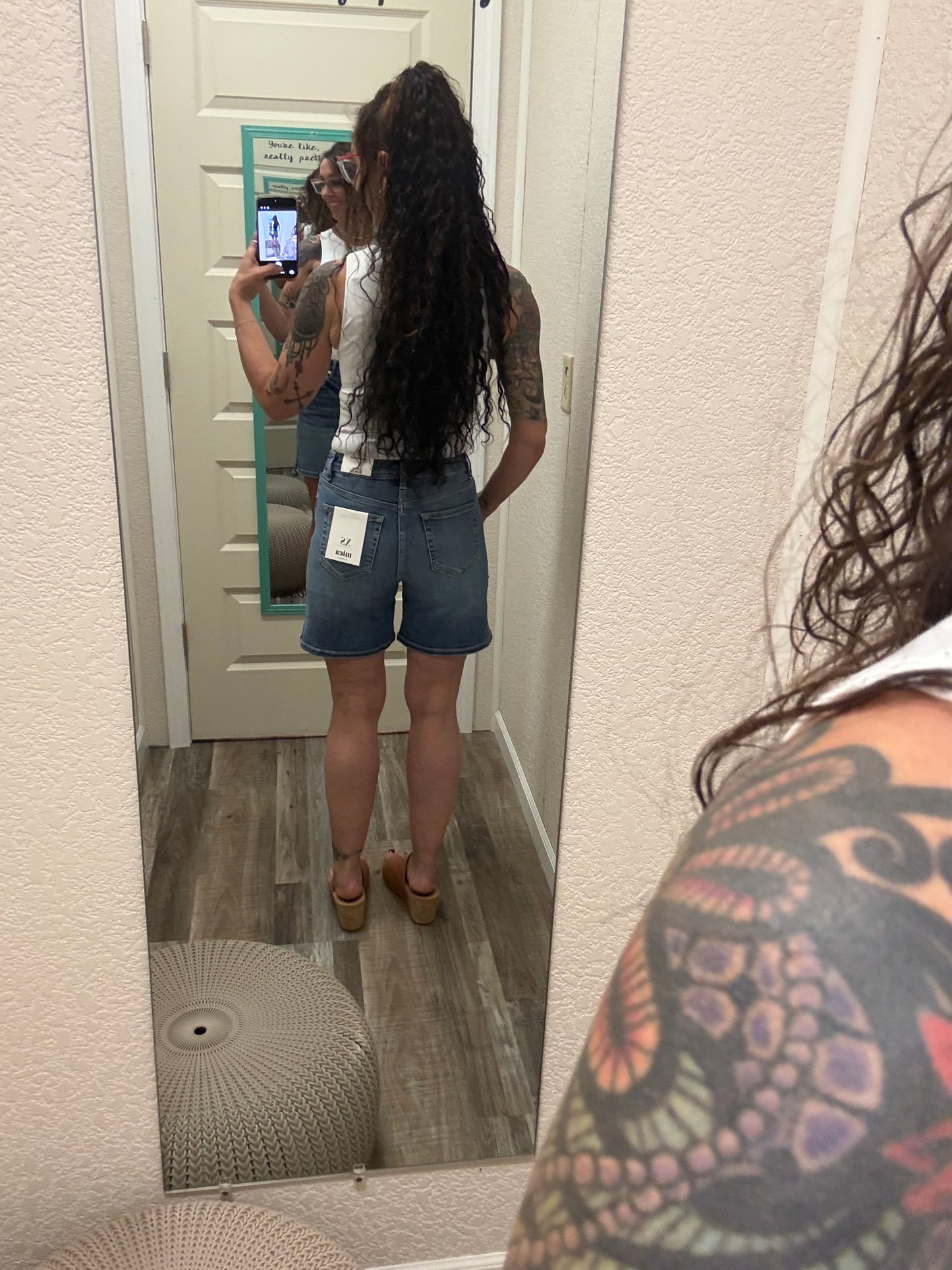 Ethel High Rise Mica Bermunda Shorts