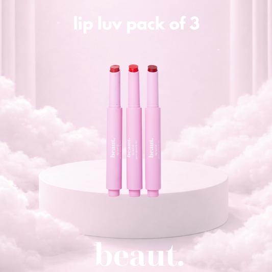 lip luv'd pack of 3