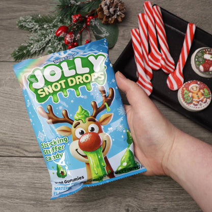 Christmas Jolly Snot Drops, Watermelon Gummies - Stocking Stuffer