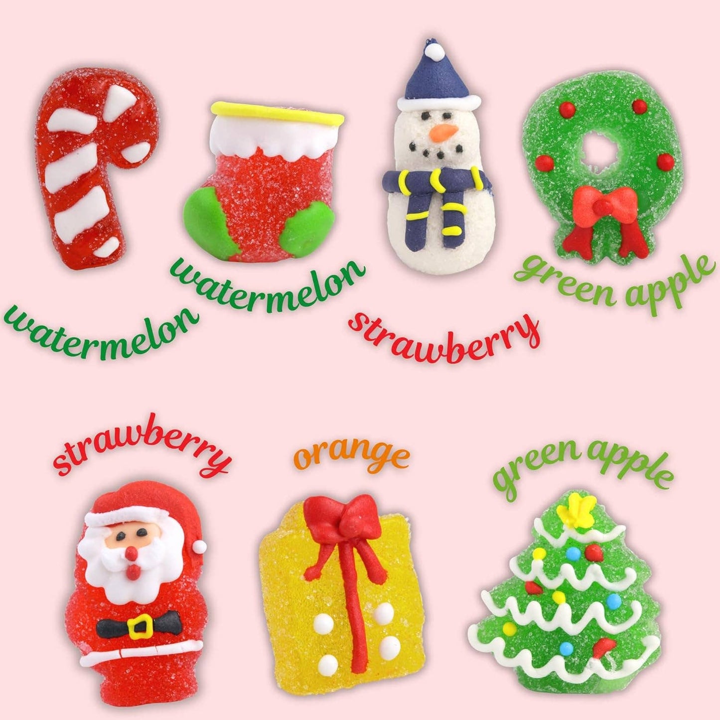 Christmas Advent Calendar with Gummy Candy