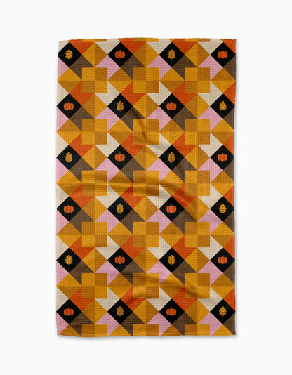 Harvest Quilt Tea Towel