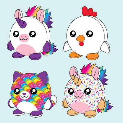 Smoosh Pets: Ultra-Soft Squishy Plush Animal Ball Assortment