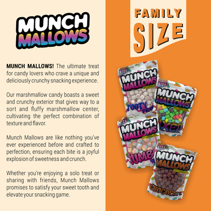 Mixed Munch Mallows - Marshmallow Candy