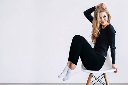Black Fleece Lined Leggings