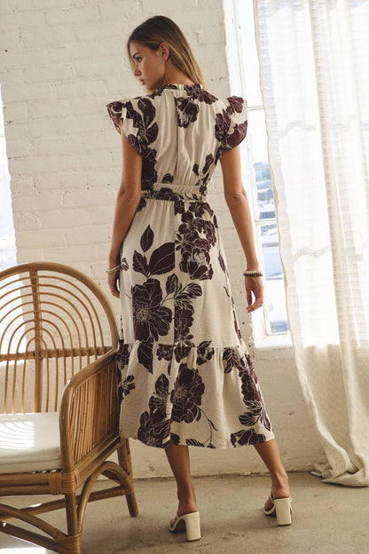 AnaBelle Flutter Sleeve Dress