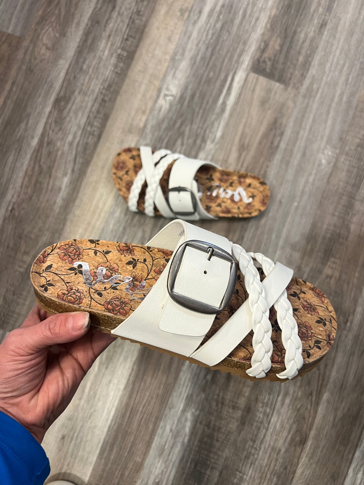 Nora White Sandals By Very G