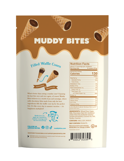 4.25 oz Game Day Edition - Milk Waffle Cones Snacks