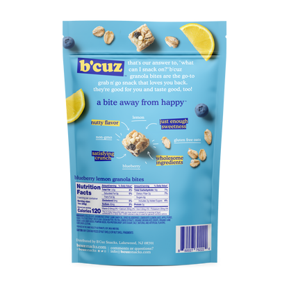 Blueberry Lemon Granola Bites 3 oz.