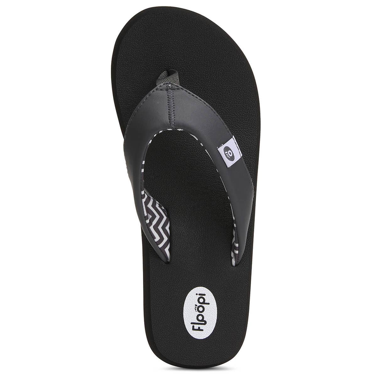 Black Floopi Flip Flops