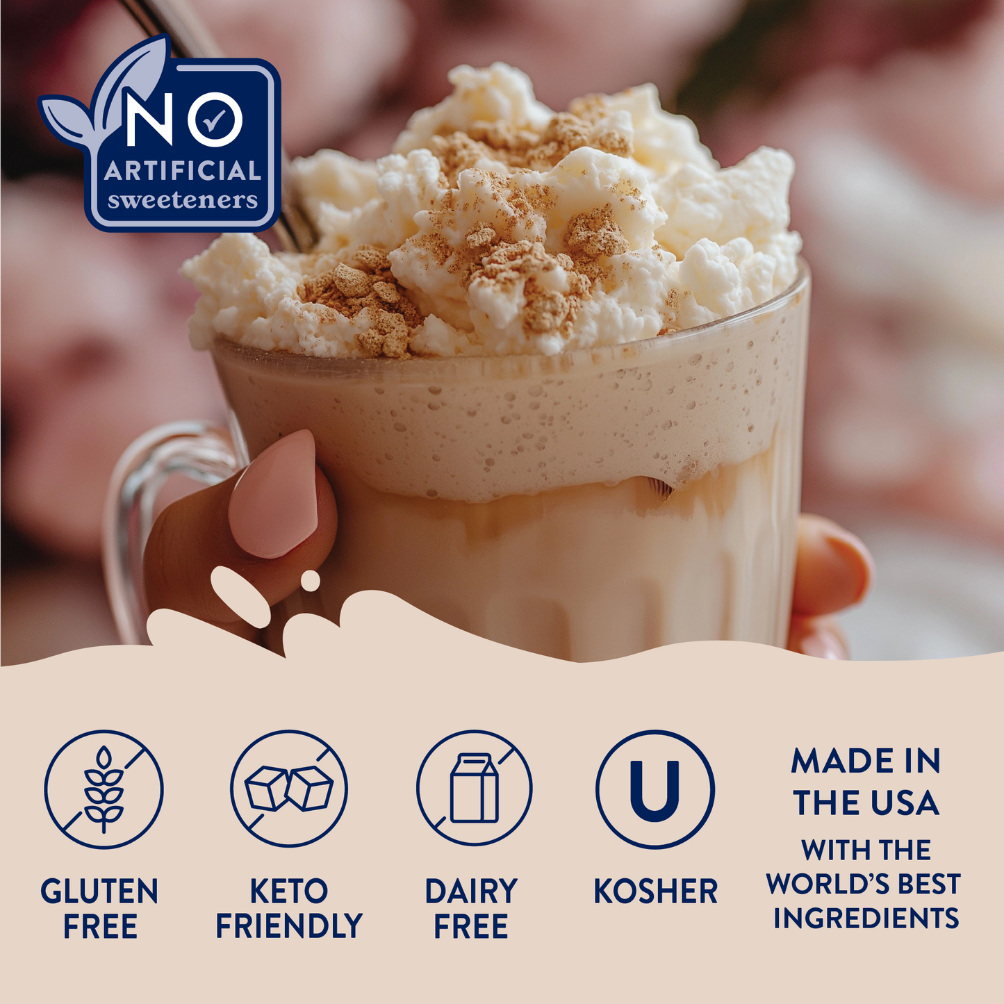 Naturally Sweetened White Chocolate Syrup