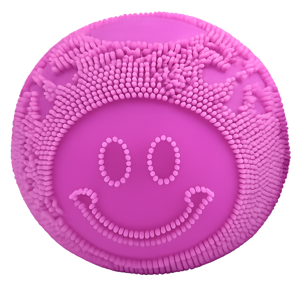 Fuzzy Face Squishy Sensory Toy