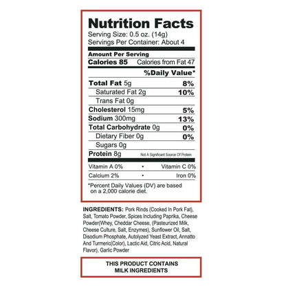Pepperoni Pizza Pork Rinds  1.75oz Bag