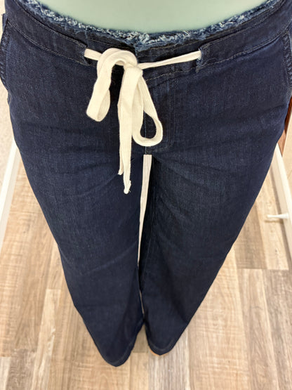 Jasmine Mid Rise Wide Leg Jeans