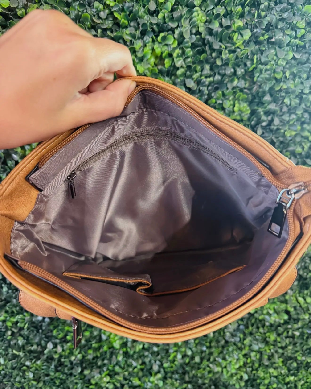 Cameron Camel Crossbody Purse