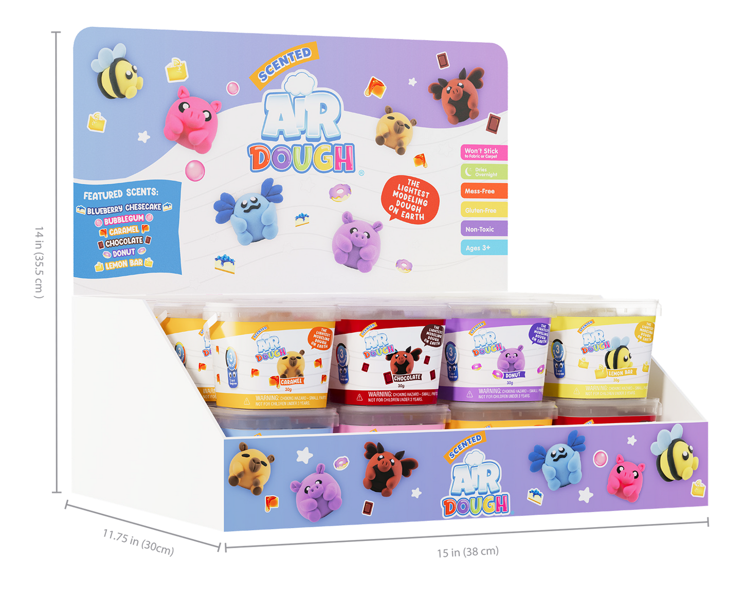 Air Dough - Scented Small Pails