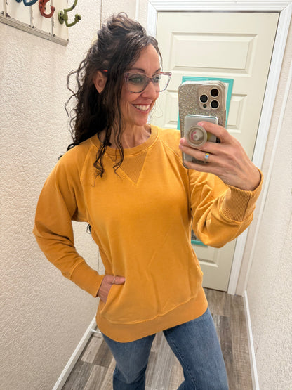 Donna Crewneck Sweatshirt With Pockets