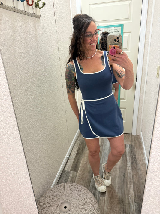 Scottie Scrumptious Sporty Dress With Built In Shorts
