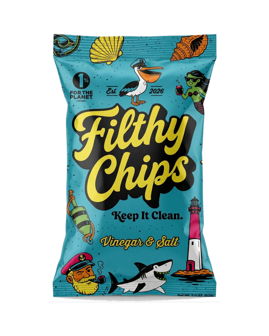 Vinegar & Salt Avocado Oil Kettle Potato Chips - 2oz