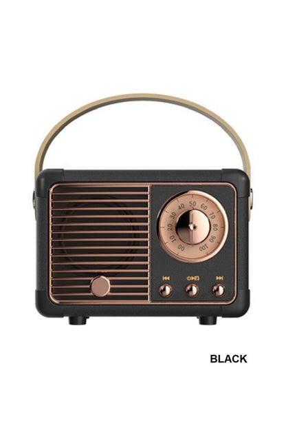 Retro Radio Wireless Bluetooth Speaker