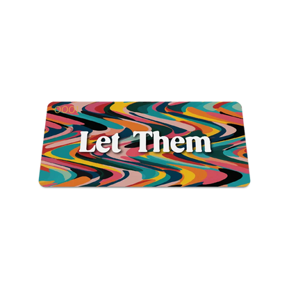 Let Them Interactive Affirmation Bracelet