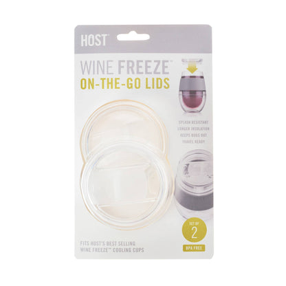 Wine FREEZE™ Travel Lids for Cooling Cups Set of 2