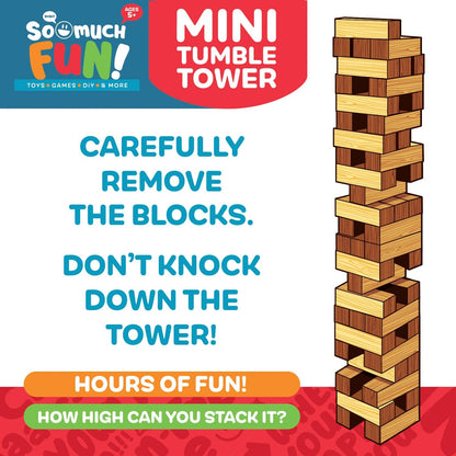 Mini Tumble Tower Wood Game