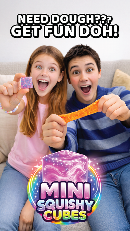 Mini Squishy Cube 2 packs