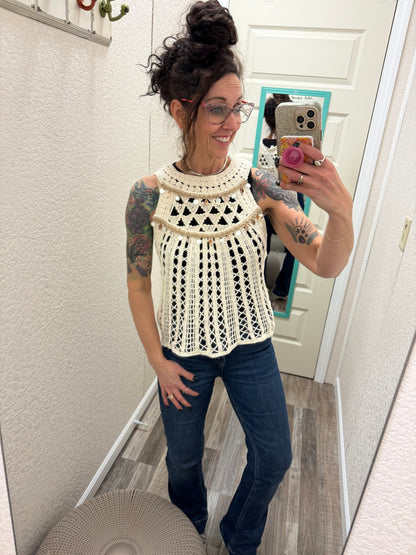 Athena Greek Goddess Crochet Tank